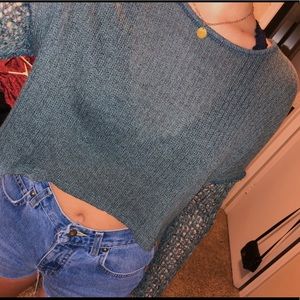 Cropped Sweater Top